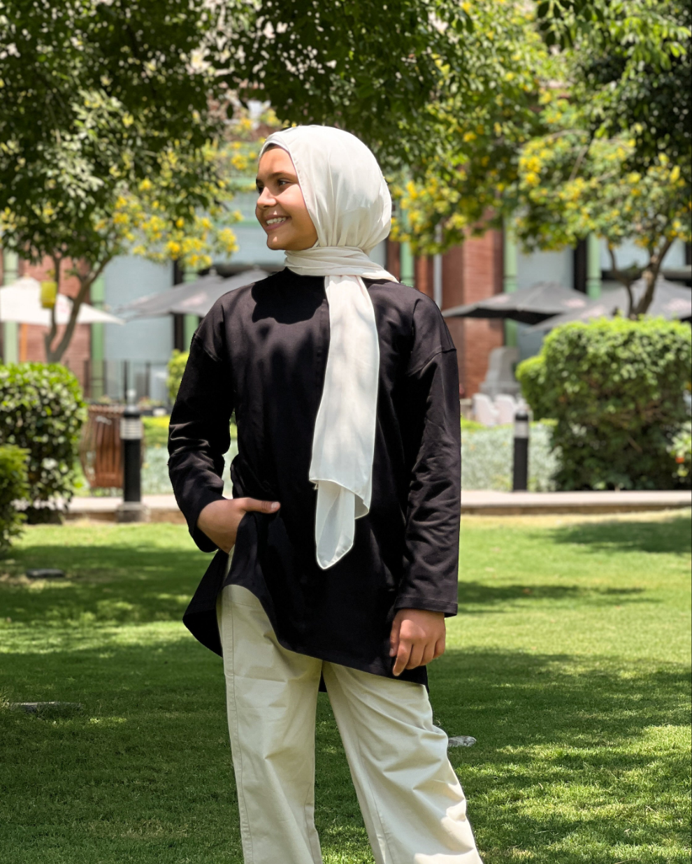 Little Miss Oversize Basic - Black