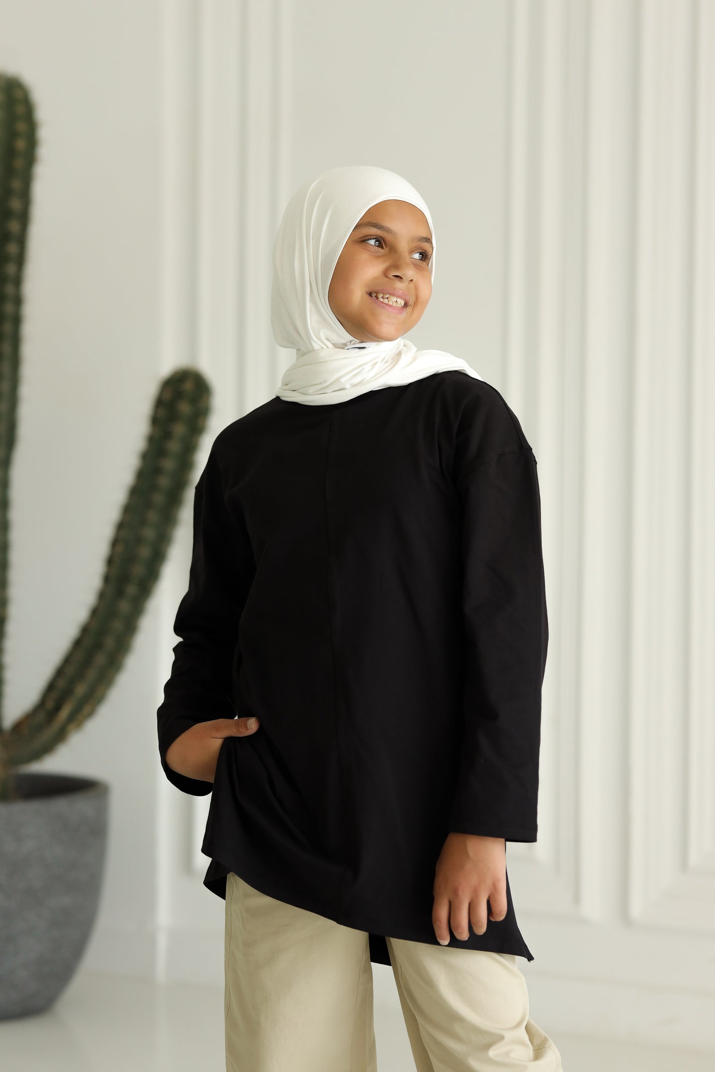 Little Miss Oversize Basic - Black