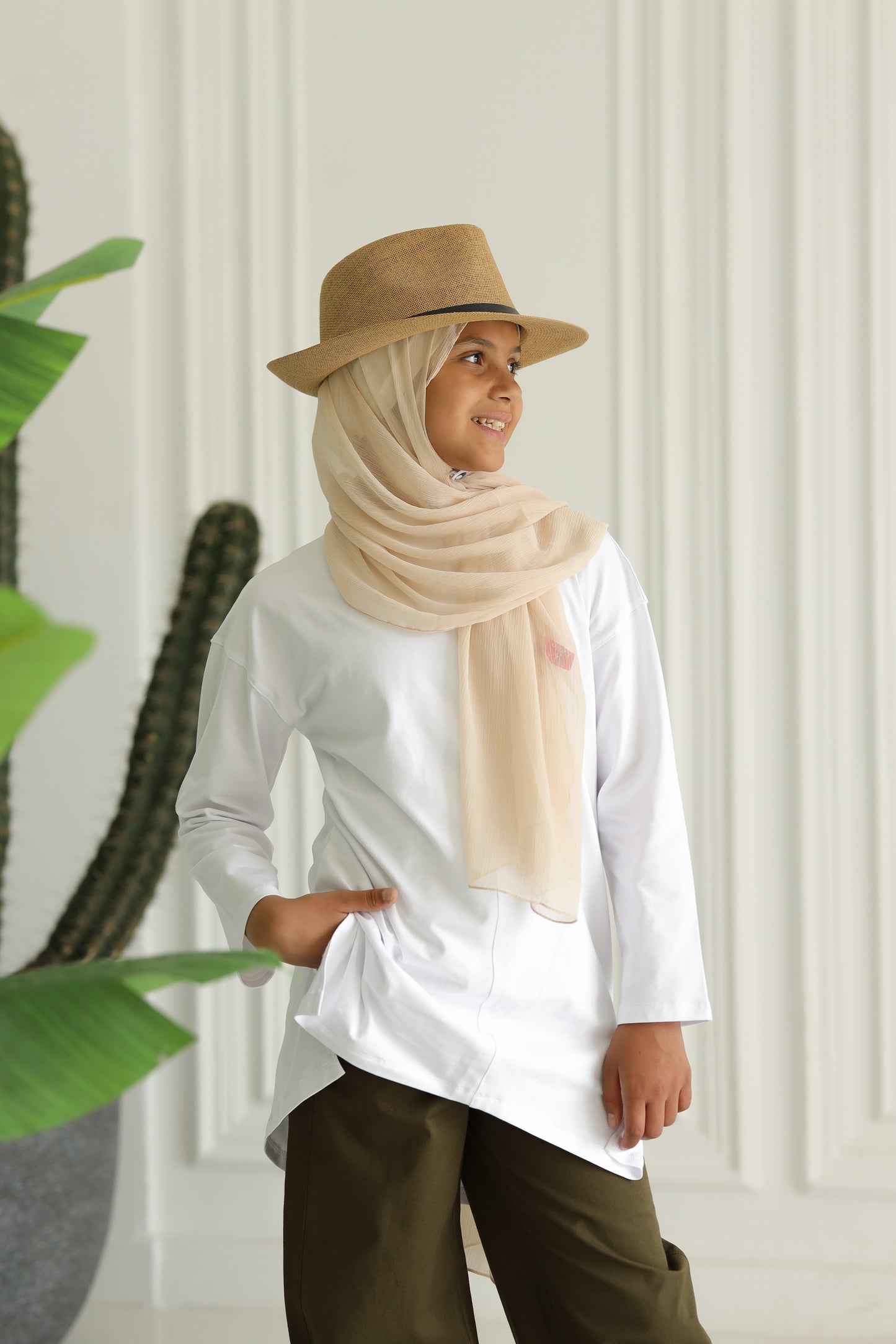 Little Miss Oversize Basic - White