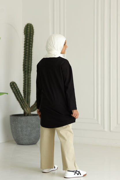 Little Miss Oversize Basic - Black