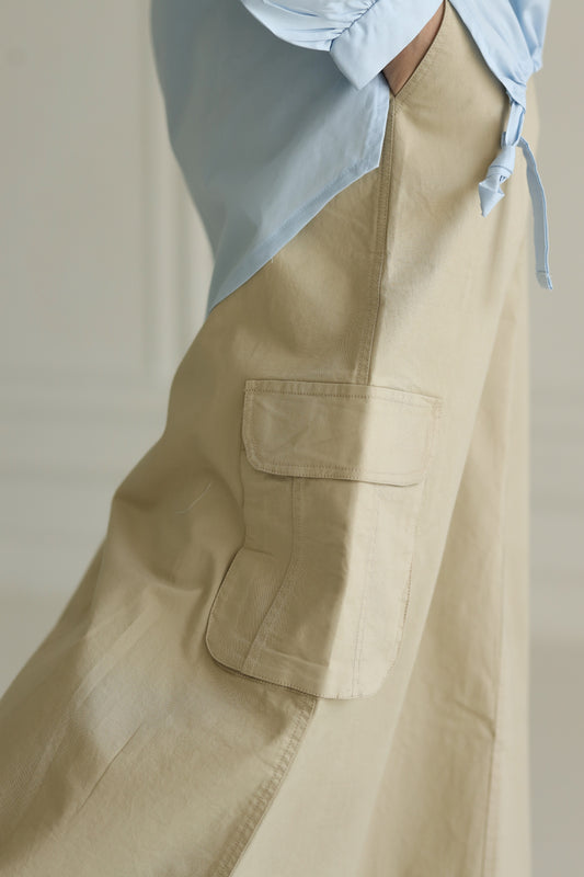 Cargo Skirt - Beige