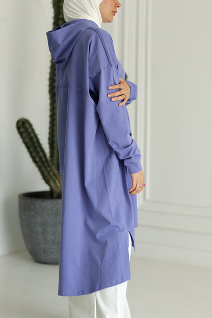 Miss Chic T-shirt Tunic - Purple