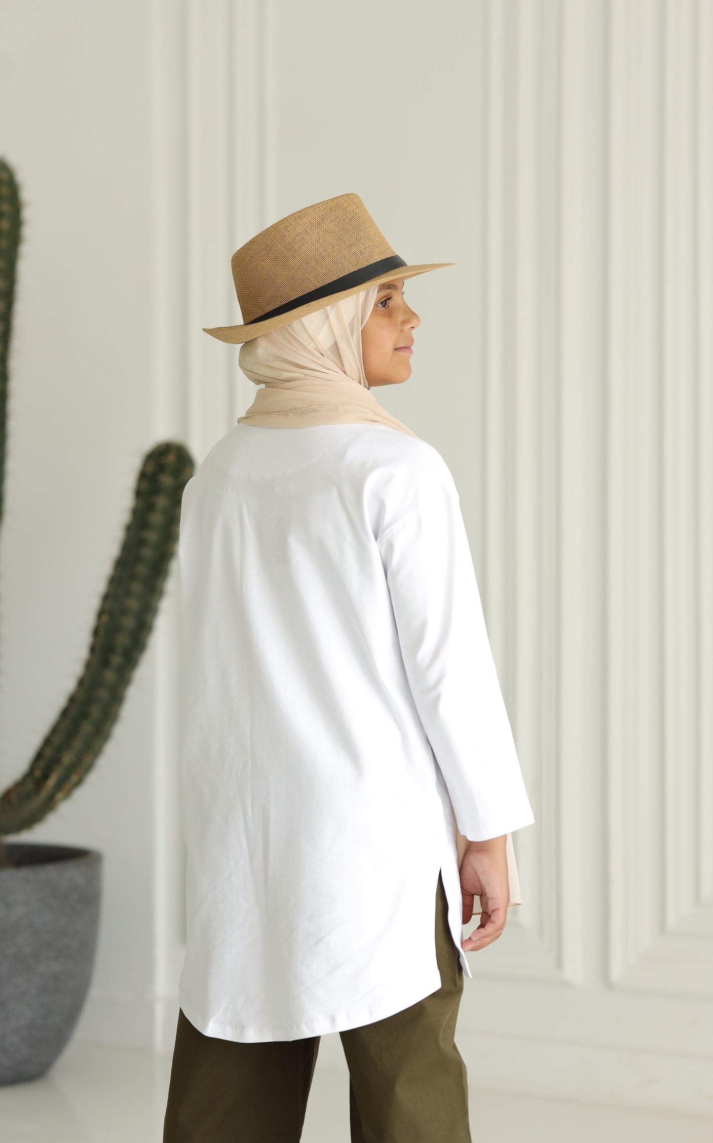 Little Miss Oversize Basic - White