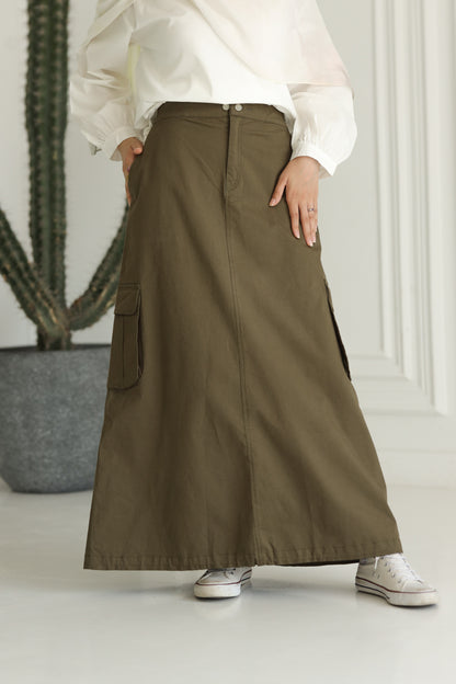 Cargo Skirt - Olive