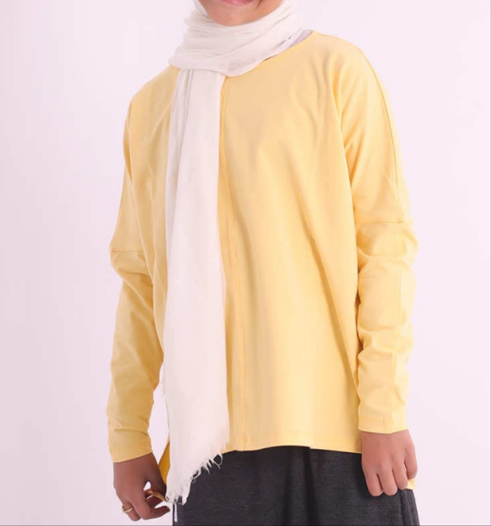 Oversize Cotton T-Shirt - Yellow