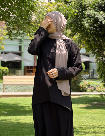 Miss Chic Oversize Basic - Black