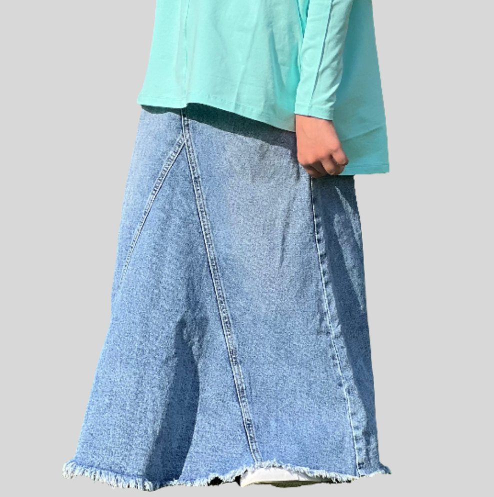 Teens Tri Jeans Skirt