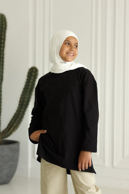Little Miss Oversize Basic - Black
