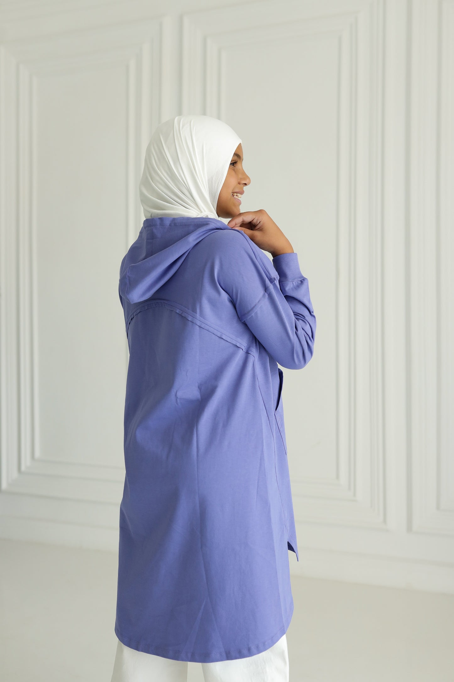 Little Miss T-shirt Tunic - Purple