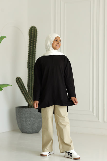 Little Miss Oversize Basic - Black
