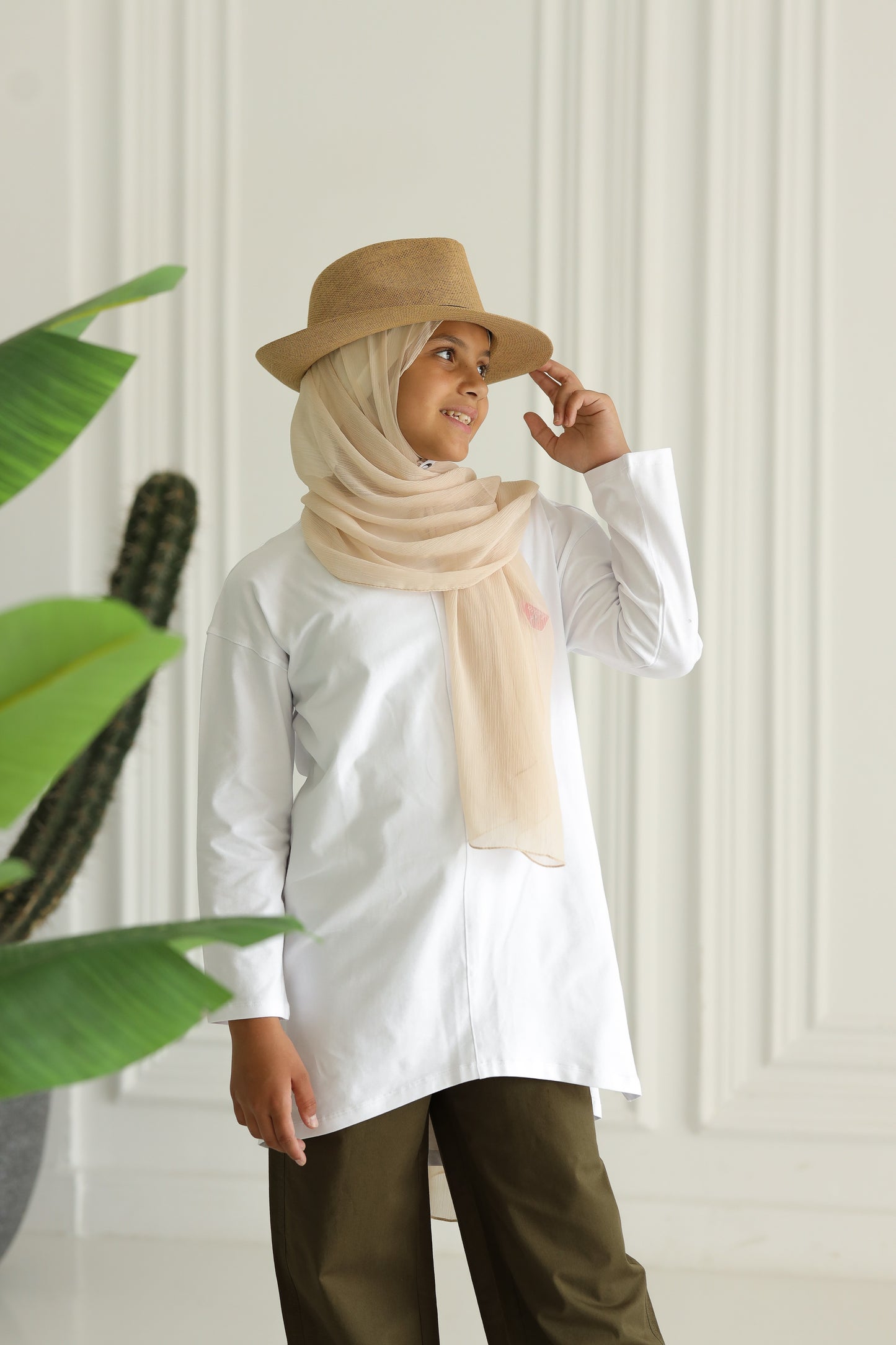 Little Miss Oversize Basic - White