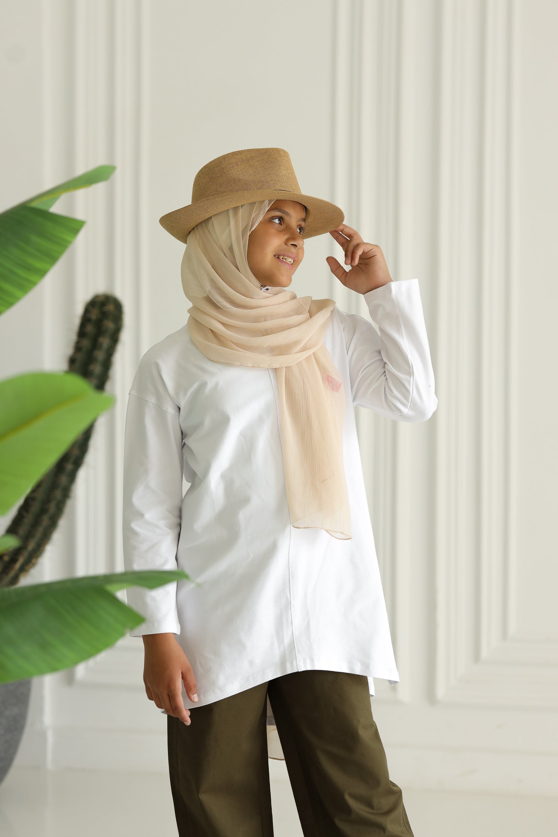 Little Miss Oversize Basic - White