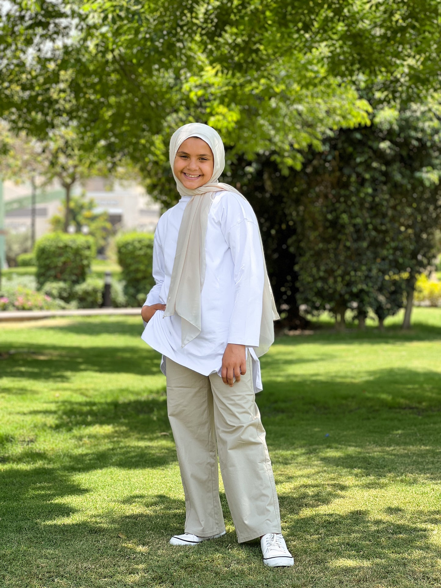 Little Miss Oversize Basic - White