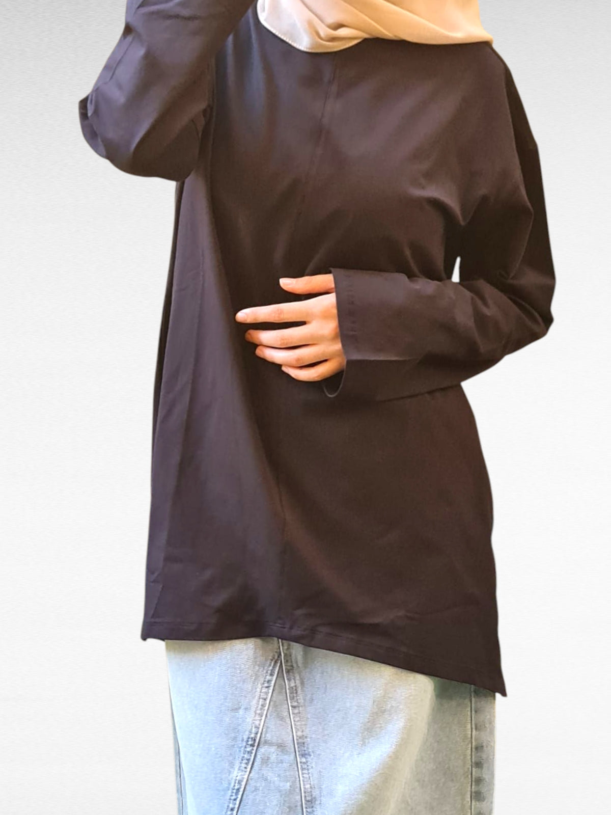 Miss Chic Oversize Basic - Black